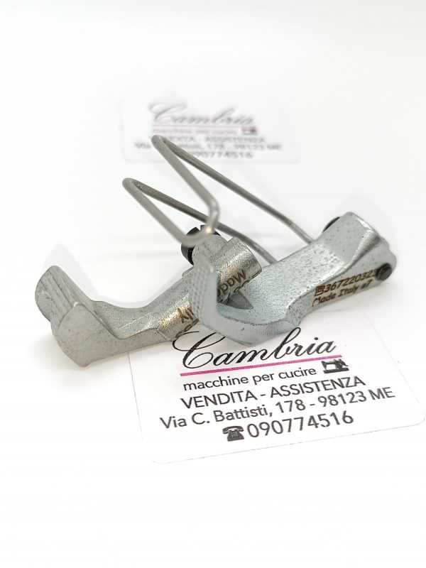 COPPIA PIEDINI SCANALATI 7mm JUKI - immagine 2